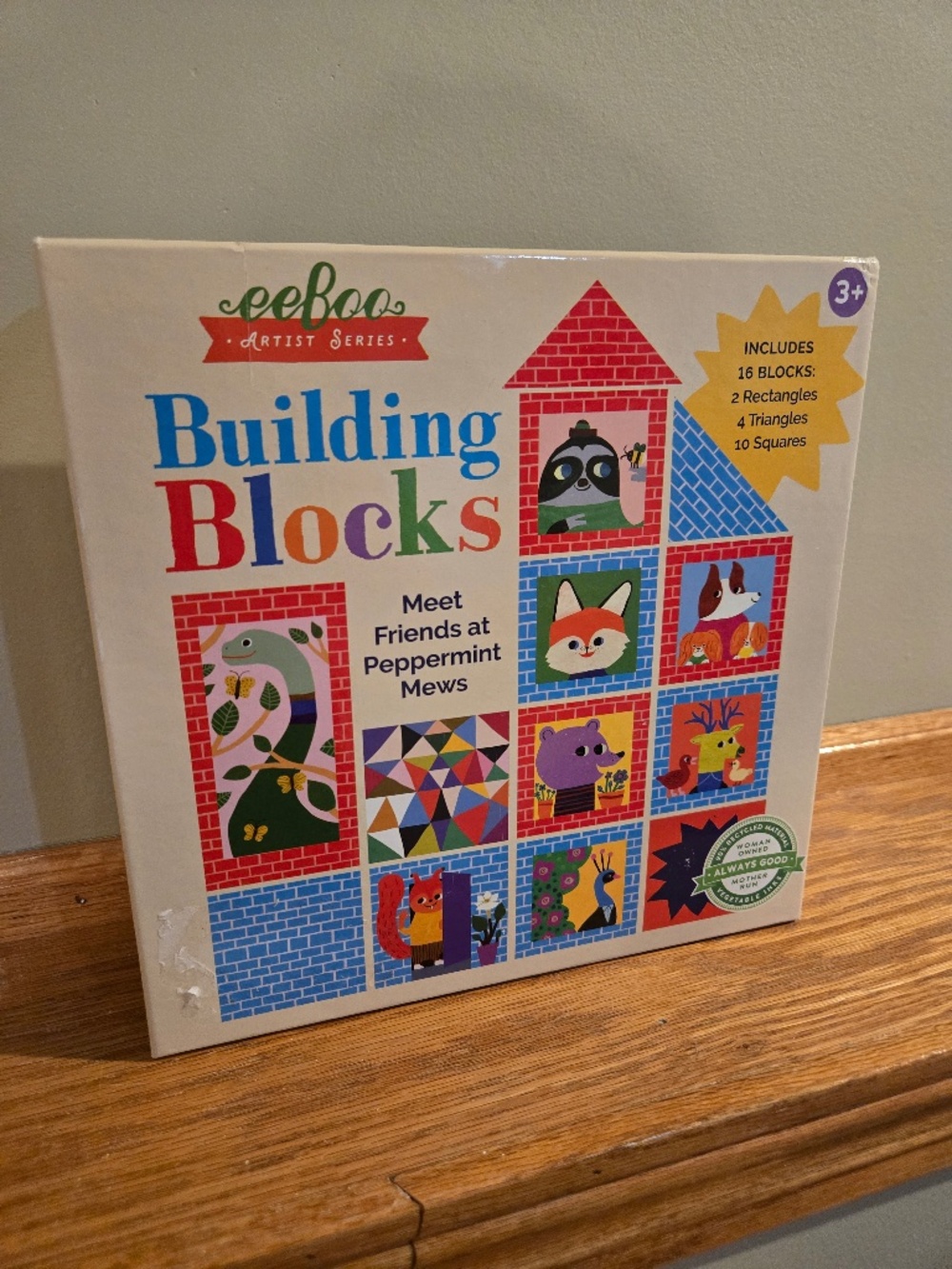 eeBoo: Artists’ Series Peppermint Mews Building Blocks